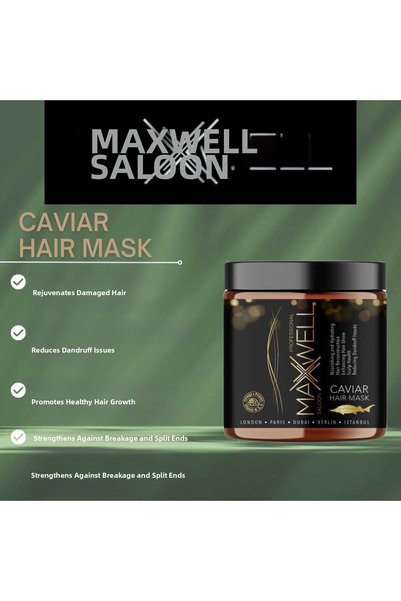 Maxwell Caviar Hair Mask 500 ml Caviar Hair Mask Helps Faster Hair Growth