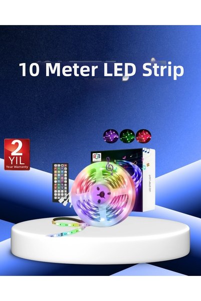 NW NessiWorld شريط LED ذكي بطول 10 أمتار يعمل بالبلوتوث يتم التحكم فيه عن طري...