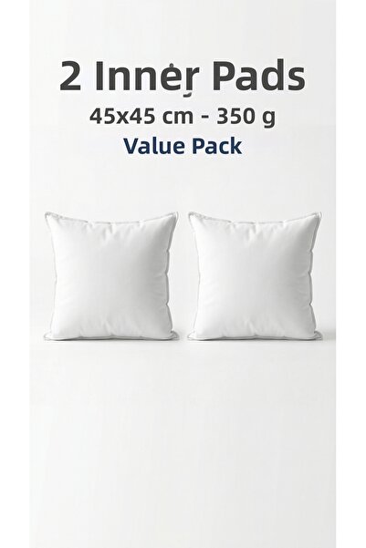 cottoncloth Pernă decorativă Inner Pillow, pachet de 2, din silicon premium c...