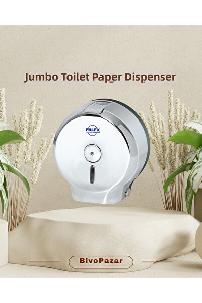 Palex Jumbo Toilet Paper Dispenser Chrome Plated