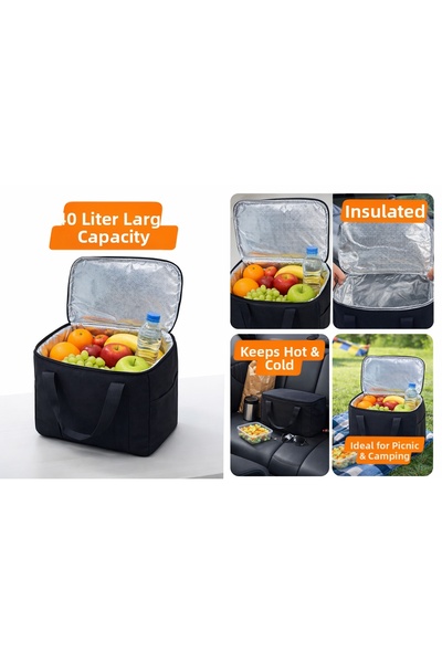 AyfaBag Θερμική τσάντα 40 λίτρων Thermos Handbag Τσάντα πικνίκ παγοκαταψύκτη