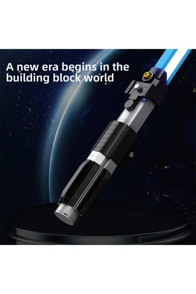 REOBRIX 99010 Lightsaber Blue Creative Building Block Set Building Blocks (Lightsaber) - 629 Pieces