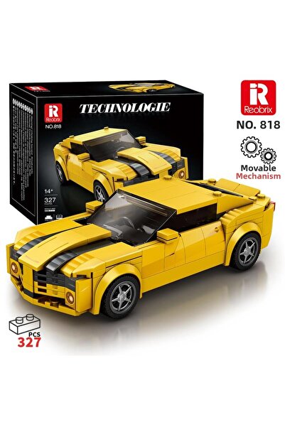 REOBRIX مجموعة مكعبات بناء سيارة شيفروليه كامارو الرياضية كرياتور 818 - 327 قطعة