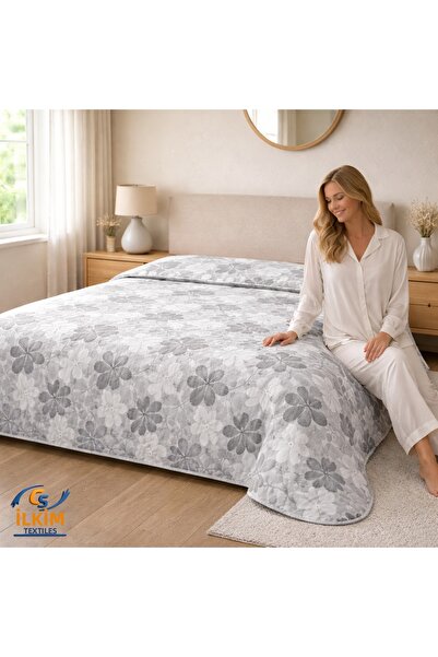 cs ilkim Quilted Cotton Single, Multi-Purpose Bedspread / Pike 160 X 220 cm (...