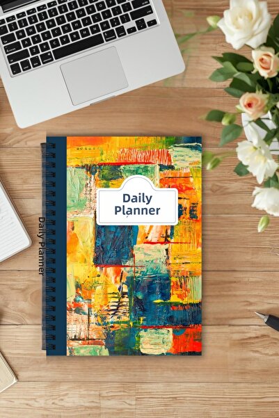 Burak Baskı Tasarım Abstract Model - A5 Size Daily Planner, Daily Planner, to...