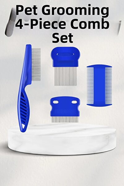 TeknoKapsül Hair Brush Lice Comb Set Pet Hair Collector Lice Anti-Flea Comb