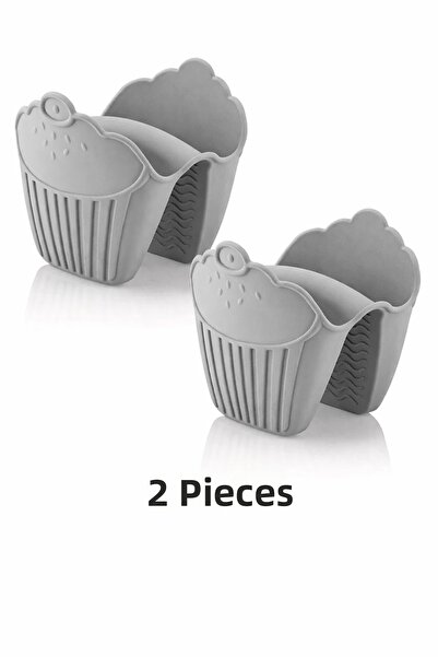 evolis kitchen 2 Anthracite Silicone Oven Mitts