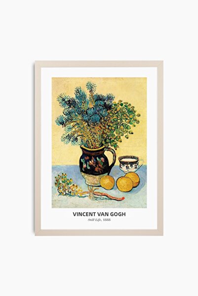 Raven Art Studio Vincent Van Gogh - Still Life, 1888 Painting + Frame
