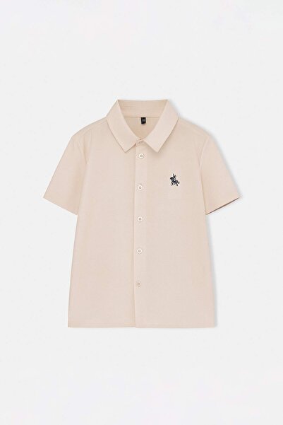 TRENDYOLKIDS Stone Short Shirt Tkdss26Go00007