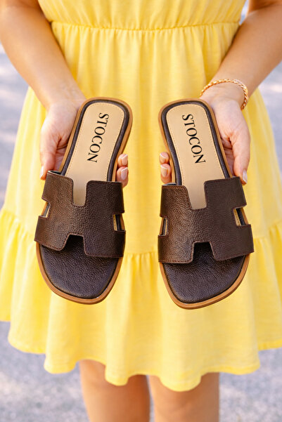 STOCON Papuci de damă cu talpă ușoară, confortabili, pentru utilizare în exte...