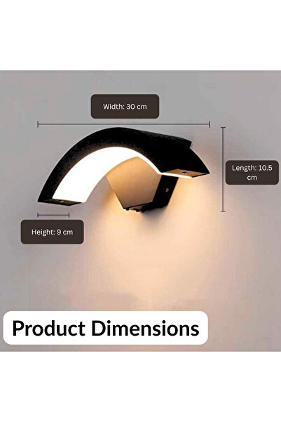 LightPlanet Εξωτερικό Φωτιστικό Τοίχου LED 9026 9W 4000K Ουδέτερο Φως 9,5 x 1...