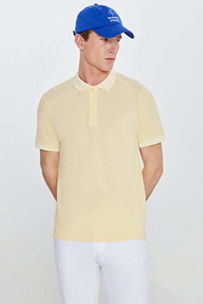 AC&Co / Altınyıldız Classics Ανδρικό μπλουζάκι από βαμβακερό ύφασμα που δεν σ...