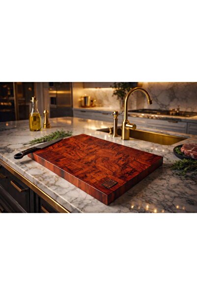 KAF Ahşap Cutting Board (End Grain) Paduk