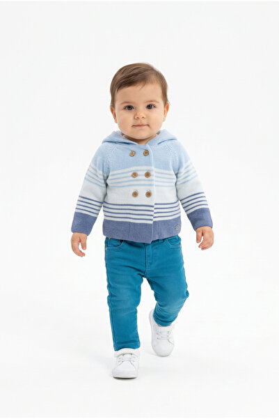 OEM Knitted cardigan with hood