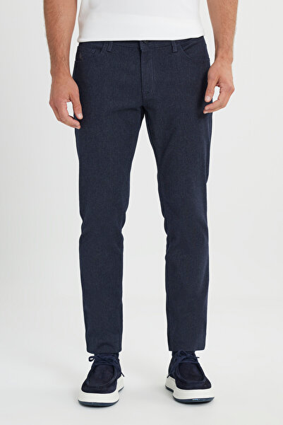 ALTINYILDIZ CLASSICS Ανδρικό, μπλε Navy, βαμβακερό, λεπτή εφαρμογή, 5 τσέπες,...