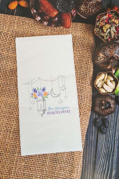 PEKSHOP Iftar dinner welcome ramadan talking napkin presentation napkin