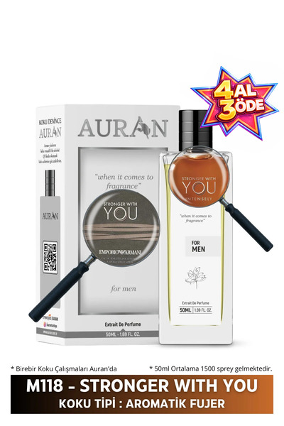 AURAN M118 - Erkek Parfüm Aromatik Fujer 50ml