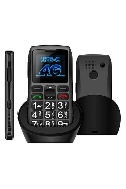 wirsen Mobile phone for seniors with SOS Button, menu in Bulgarian, 4G, Large...