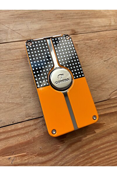 COHİBA Puro Çakmağı 3 Alevli Jet Bütan İkonik Model Delicili Tamamı Metal Orj...