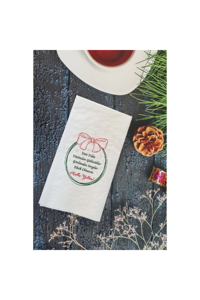 PEKSHOP Yeni Yılda Yüzünden Gülücükler Eksik Olmasın Yazılı Yılbaşı - Yeni Yı...