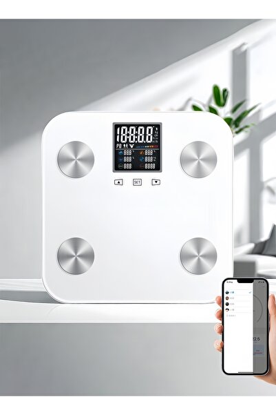 Shangxing ميزان ذكي لقياس نسبة الدهون في الجسم، ميزان رقمي عالي الدقة بتقنية ...