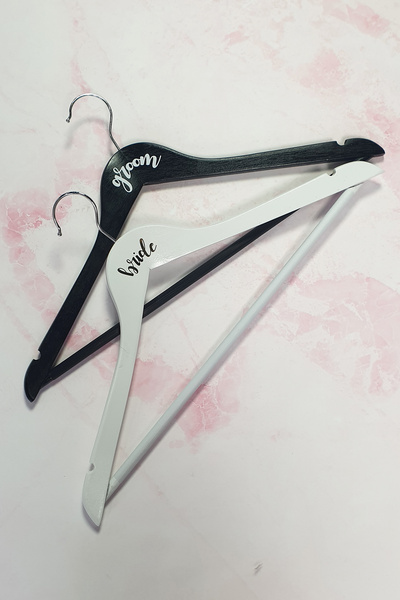 PEKSHOP Σετ Κρεμαστών Διακοσμητικών Στοιχείων Νύφης-Γαμπρού (συσκευασία 2 τεμ...