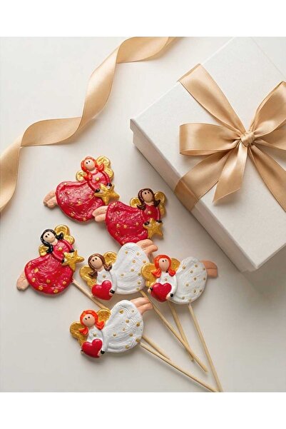 Dodemert Home Uçan Peri Kızlar Saksı Dibi Süsleri & Teraryum Obje 5 Adet