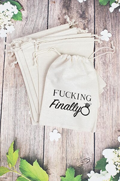 PEKSHOP "Fucking Finally" Gelin - Nedime Hediye Kesesi - 10 Adet