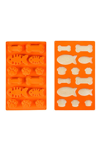 Petchef Köpek Silikon Kurabiye Ve Dondurma Kalıbı Kemik