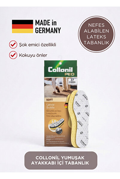 Collonil Tuna Ayakkabı İçi Ortopedik Tabanlık – Topuk Destekli ve Şok Emici A...