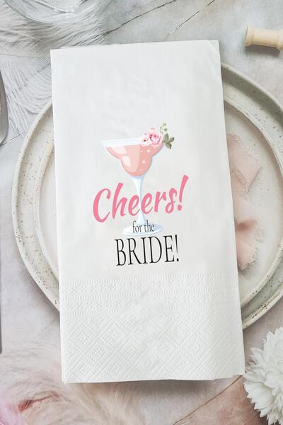 PEKSHOP Cheers For The Bride Konuşan Peçete Sunum Peçetesi