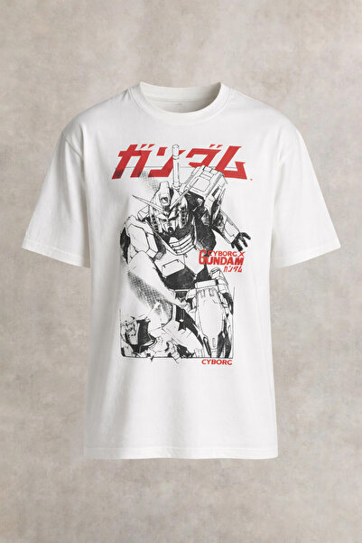 Overdrive Tricou oversize vintage "Gundam Rx-78"
