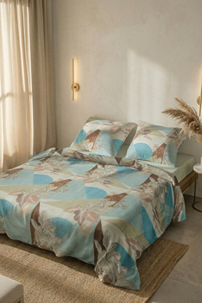 Menderes Home Комплект спално бельо от памук за двойно легло Nature