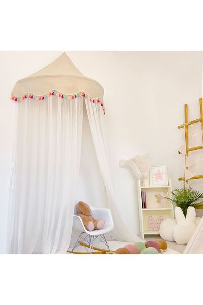 PAMUKA Rainbow Duvar Tentesi Dilimli Cibinlik