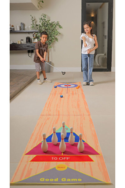 LETTLE HOUSE لعبة تحدي البولينج والكيرلنج (2 في 1)