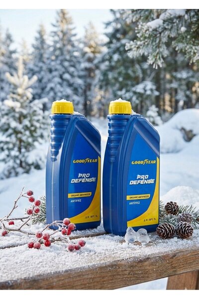 Goodyear -56 °C KIRMIZI ORGANİK 2'Lİ SET ANTİFRİZ 1 LT (2 x 1 Litre)
