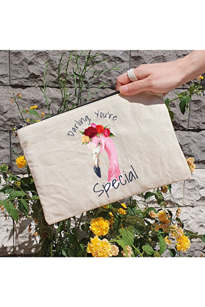 PEKSHOP Сумка-клатч - Darling You're Special з написом і підкладкою для косме...