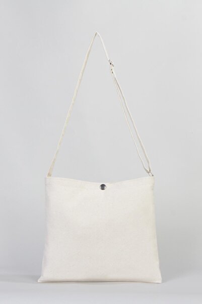 Pamusan Kanvas Heybe Omuz Çıt Çıtlı 35x30 cm - %100 Pamuk