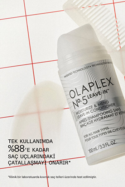 Olaplex No. 5 Leave-In Moisturize & Mend Conditioner - Anında Onarıcı, Durulanmayan Saç Bakım Kremi 100ml