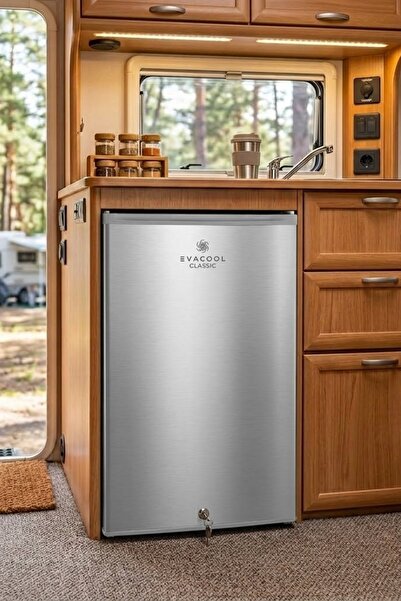 EVACOOL EVAMARIN90 Silver 12/24v 90 Litre Dağ Evi Tekne Karavan Buzdolabı