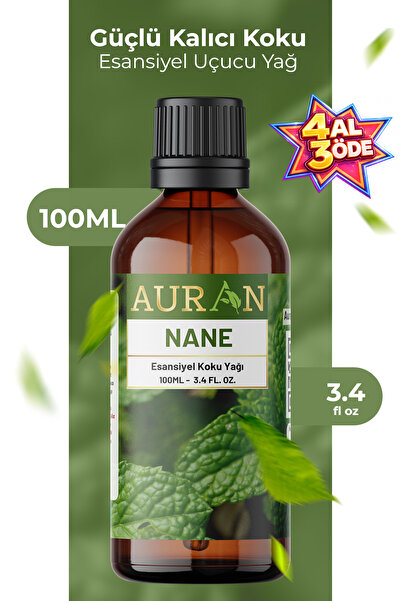 AURAN Nane Esansiyel Uçucu Koku Yağı Difüzör Esansı Buhurdanlık Yağı Aromater...