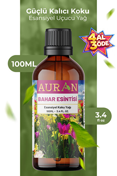 AURAN Bahar Esintisi Esansiyel Uçucu Koku Yağı Ortam Kokusu Doğal Yağ Sihirli...