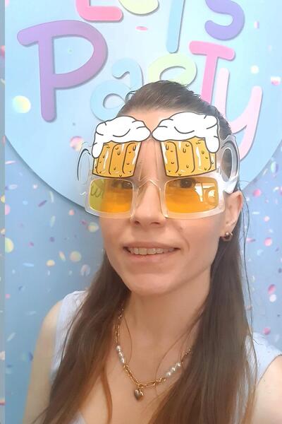 PEKSHOP Eğlenceli Parti Gözlüğü Köpüklü Bira Bardağı Şekilli Photobooth Gözlük