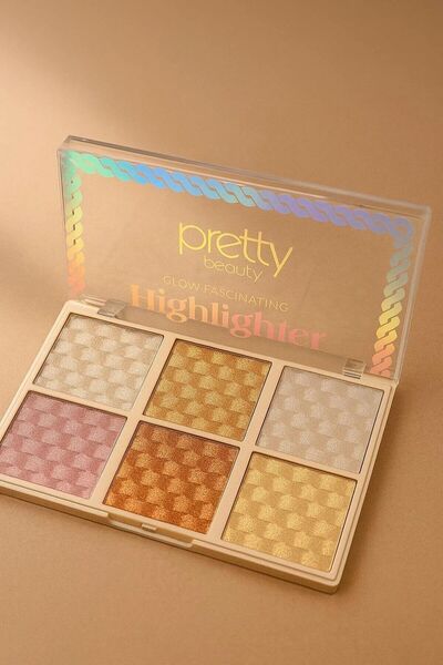 BSR SHOWROOM Highlighter Palette, Shimmering, 6 Colors