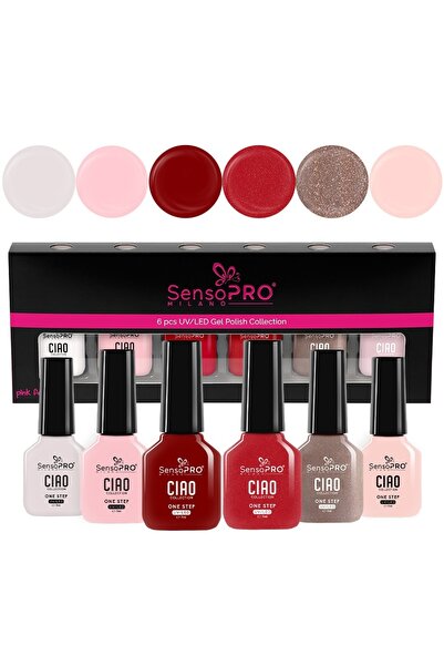 SensoPRO Milano Set de 6 oje semipermanente CIAO One Step, Duo Paradise