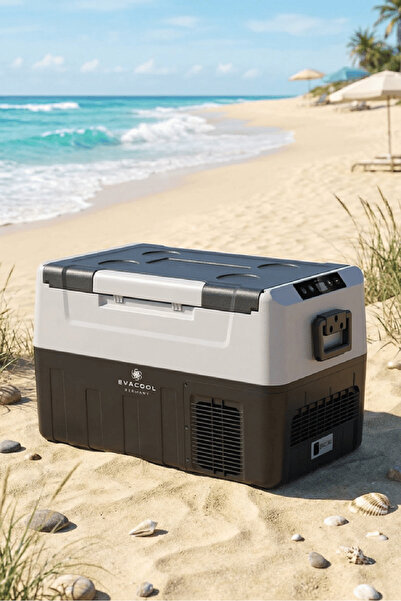 EVACOOL EVA35AX 12/24V 35 Litre Kompresörlü Oto Buzdolabı