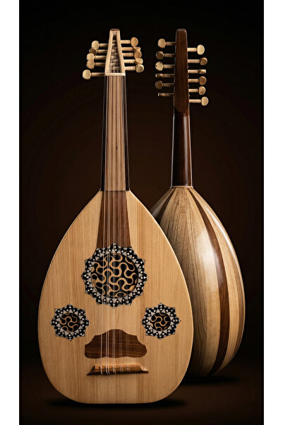 KARAZ MUSIC عود موسيقي تعليمي مع حقيبة وريشتي عزف