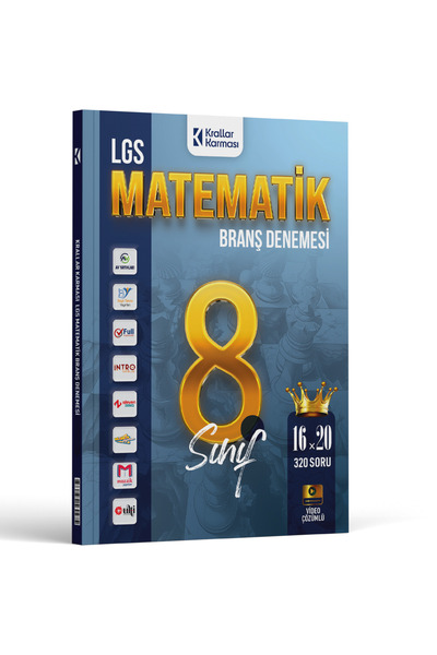 Krallar Karması Krallar Karması 8. Sınıf LGS Matematik 20 x 8 Branş Denemeleri
