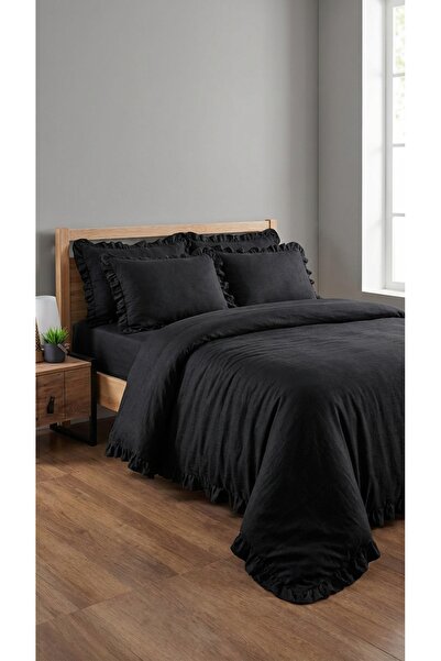 kesenegore Σετ Παπλωματοθήκη Διπλής Κρεβατοκάμαρας 4 τεμαχίων με Ελαστικά Σεν...