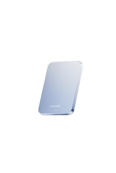 Sharge AeroMag 5.000mAh 20W Ultra İnce Manyetik Powerbank - Metal Gövde - Qi2...